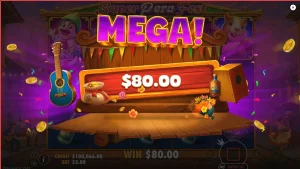 Tampilan visual meriah dari slot Super Peru Fest dengan elemen budaya Amerika Selatan
